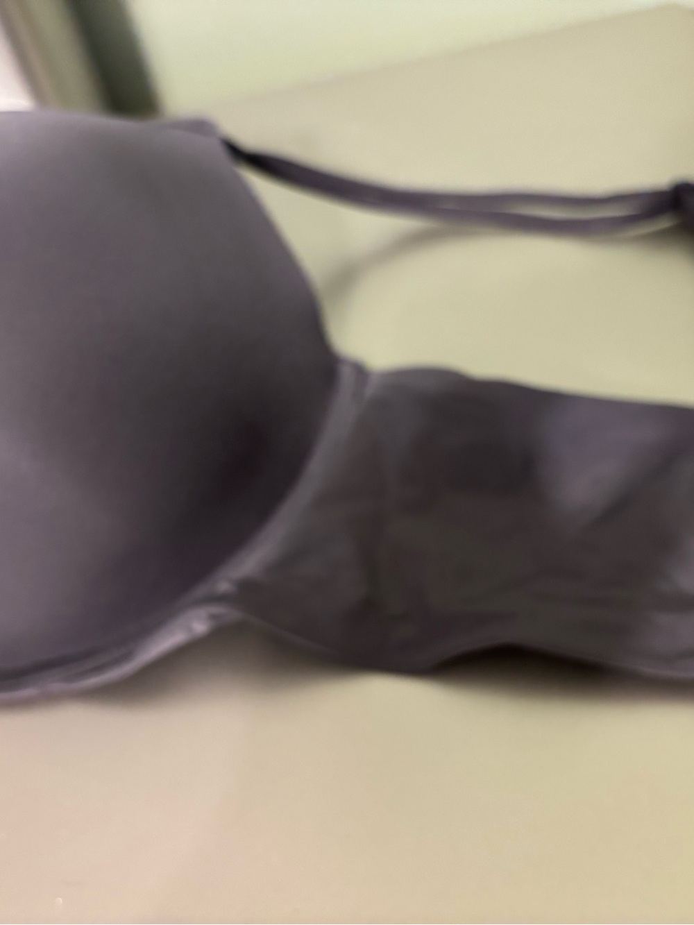 Victoria's Secret Smooth T-Shirt Bra in Charcoal